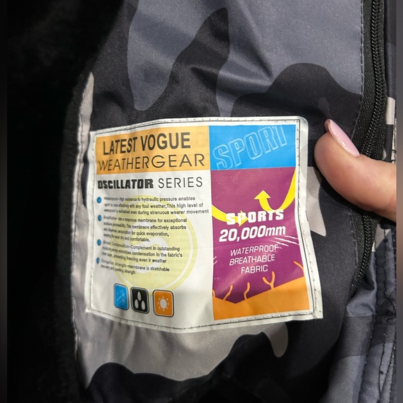 Men's Small Waterproof Ski Jacket Snowboarding Warm Mountain Snow Coat - Picture 4 of 5